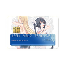 Load image into Gallery viewer, Aiz and Hestia Credit Card Skins (4-in-1 Pack)

