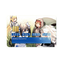 Load image into Gallery viewer, Aiz,Hestia,Bell and Liliruca  Credit Card Skins (4-in-1 Pack)

