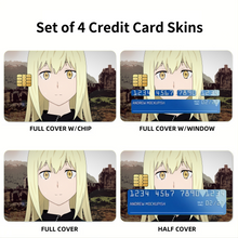 Load image into Gallery viewer, Aiz Wallenstein, Dungeon ni Deai  Credit Card Skins (4-in-1 Pack)
