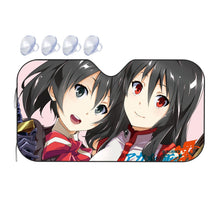 Load image into Gallery viewer, Akame and Kurome Car Sunshade
