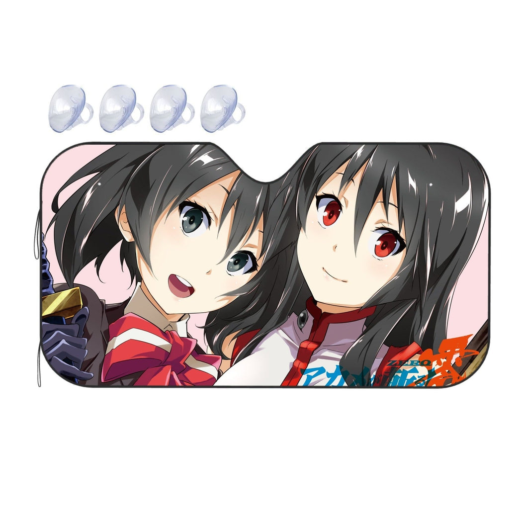Akame and Kurome Car Sunshade