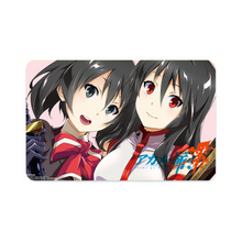 Load image into Gallery viewer, Akame and Kurome Credit Card Skins (4-in-1 Pack)
