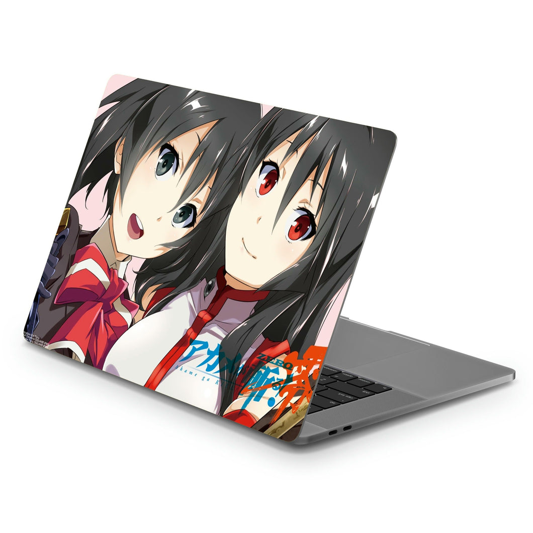 Akame and Kurome Macbook Skin