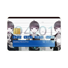 Load image into Gallery viewer, Akane Tsunemori Eating  Credit Card Skins (4-in-1 Pack)
