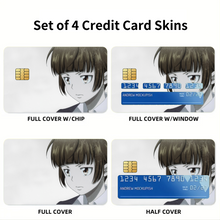 Load image into Gallery viewer, Akane Tsunemori Face  Credit Card Skins (4-in-1 Pack)
