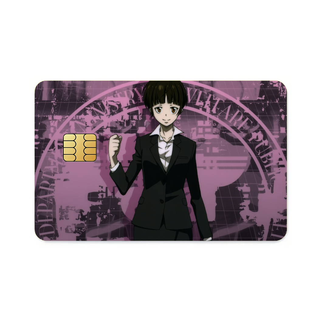 Akane Tsunemori-lets work hard  Credit Card Skins (4-in-1 Pack)