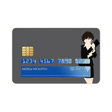 Load image into Gallery viewer, Akane Tsunemori Minimalist  Credit Card Skins (4-in-1 Pack)
