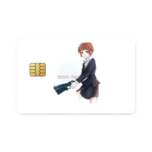 Load image into Gallery viewer, Akane Tsunemori Serious  Credit Card Skins (4-in-1 Pack)
