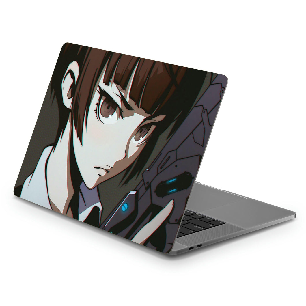 Akane Tsunemori serious look  Macbook Skin