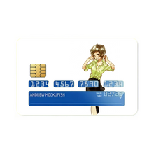 Load image into Gallery viewer, Akane Tsunemori Smiling  Credit Card Skins (4-in-1 Pack)
