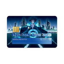 Load image into Gallery viewer, Akane Tsunemori with The dominators  Credit Card Skins (4-in-1 Pack)
