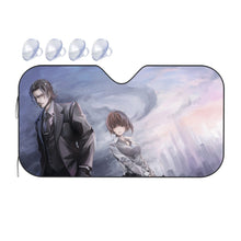 Load image into Gallery viewer, Akane Tsunemori with the the villain  Car Sunshade
