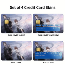 Load image into Gallery viewer, Akane Tsunemori with the the villain  Credit Card Skins (4-in-1 Pack)
