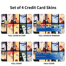 Load image into Gallery viewer, Akatsuki&#39;s members  Credit Card Skins (4-in-1 Pack)
