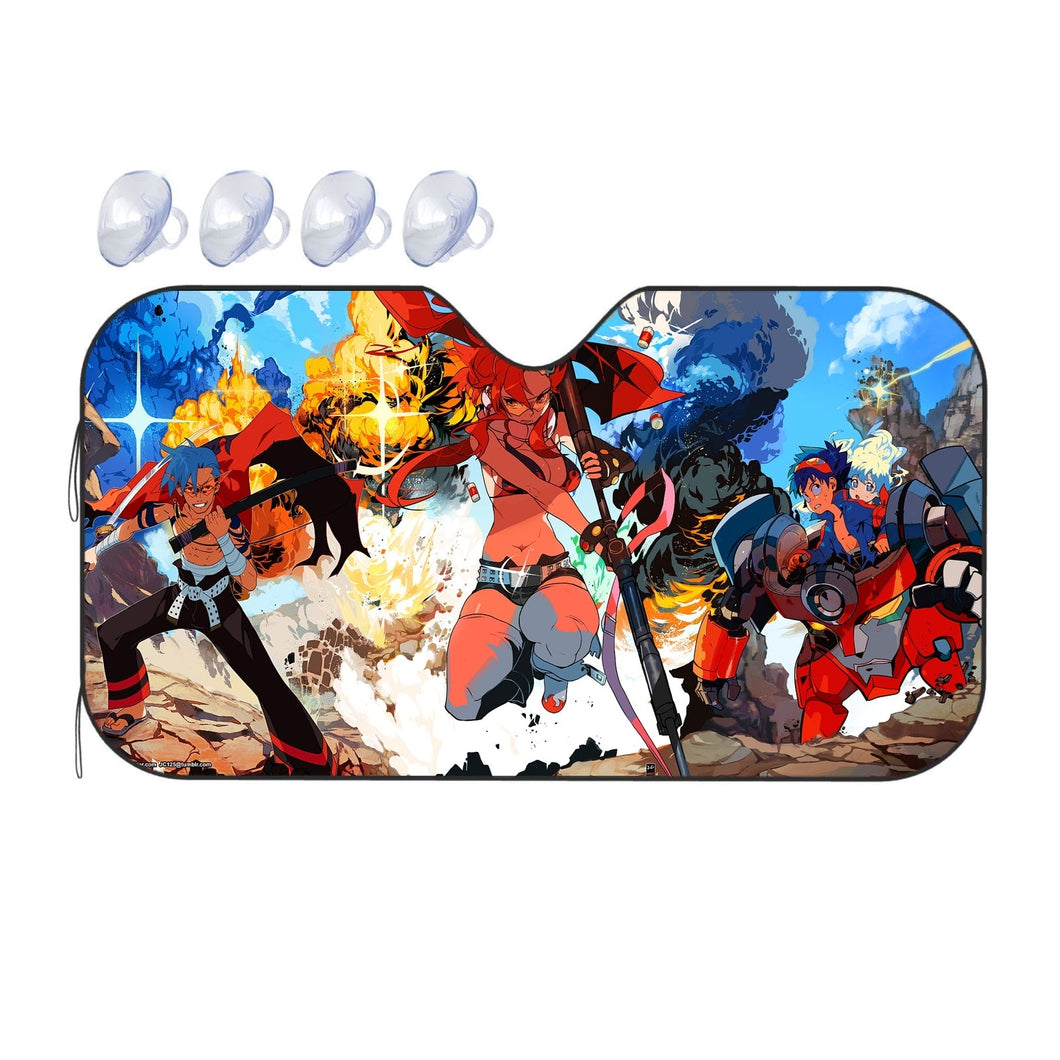 All Together Now!  Car Sunshade