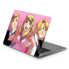 Load image into Gallery viewer, Alphonse, Winry and Edward  Macbook Skin

