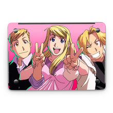 Load image into Gallery viewer, Alphonse, Winry and Edward  Macbook Skin
