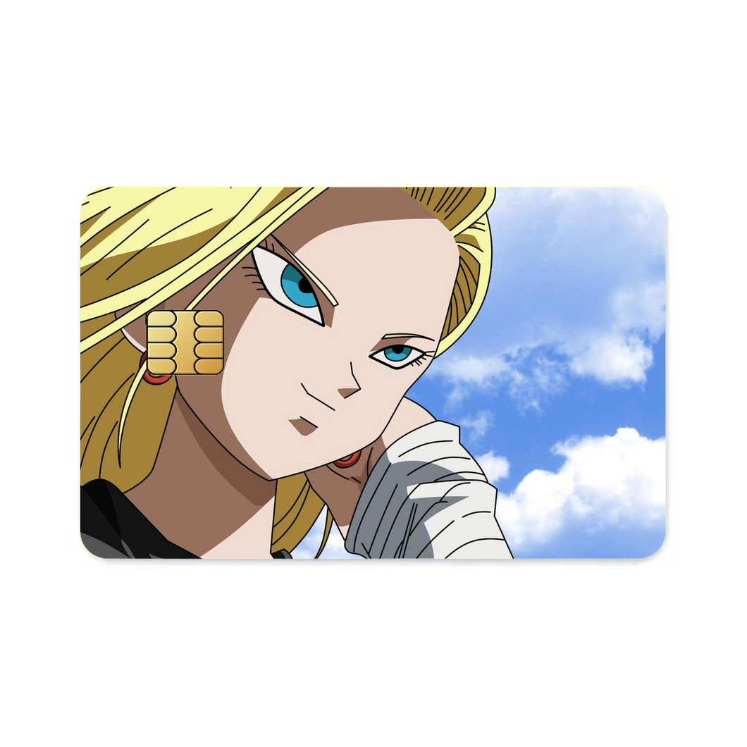 Android 18 Credit Card Skins (4-in-1 Pack)