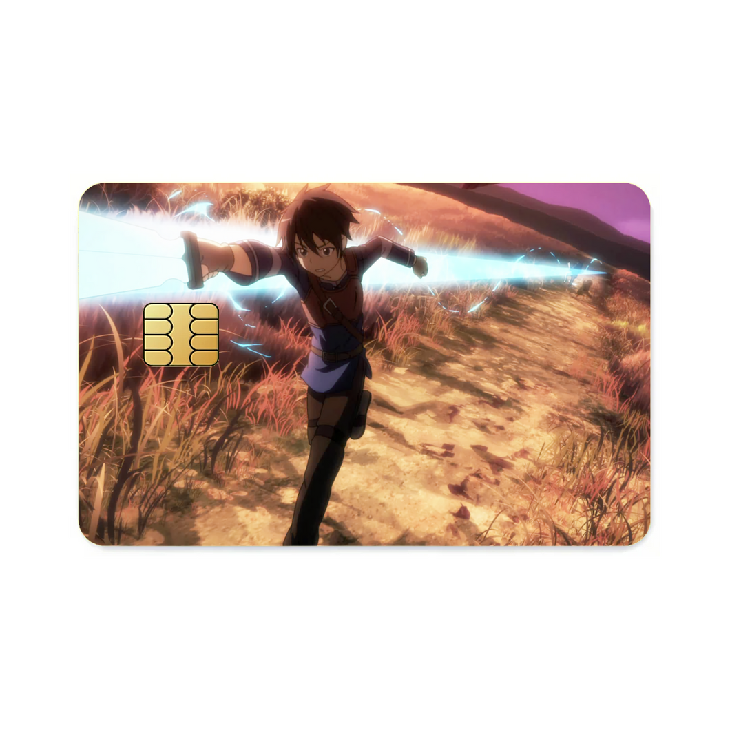Angry Kirito  Credit Card Skins (4-in-1 Pack)