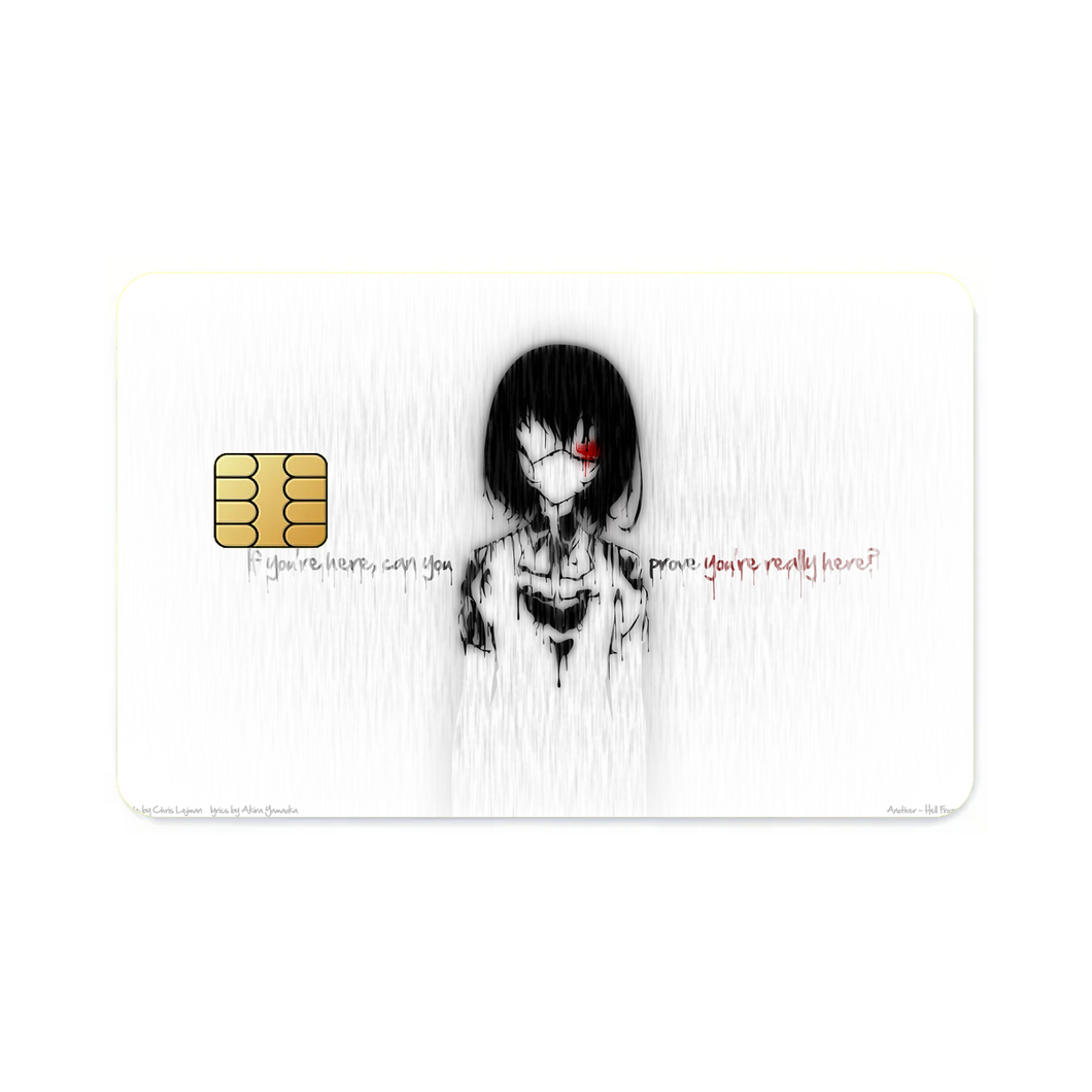Anime Another  Credit Card Skins (4-in-1 Pack)