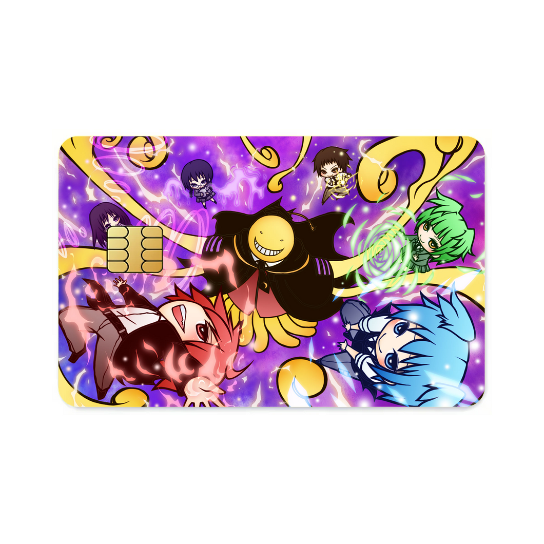 Anime Assassination Classroom Credit Card Skins (4-in-1 Pack)