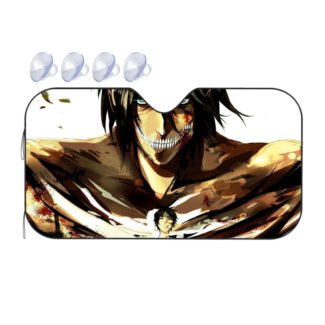 Anime Attack On Titan Car Sunshade