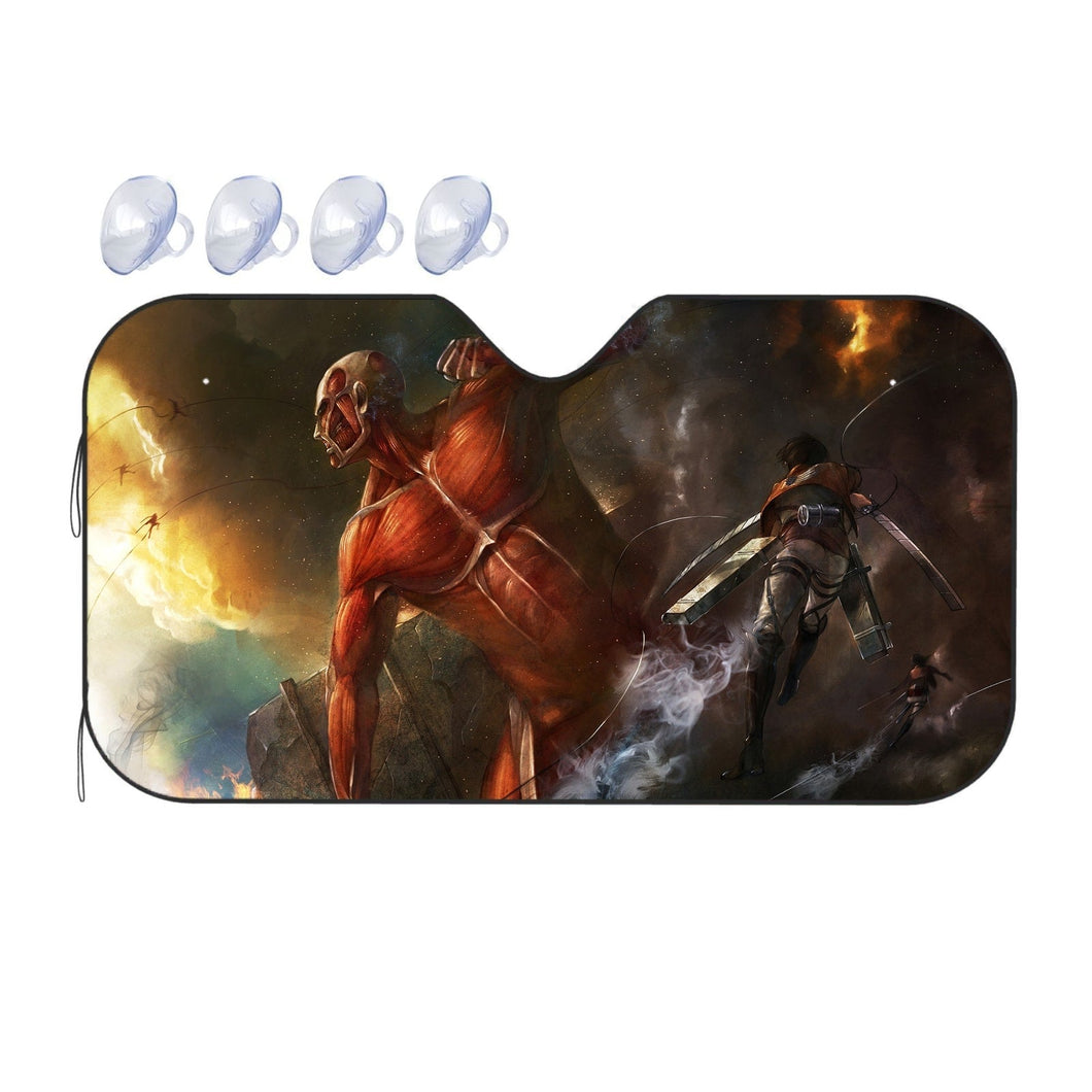 Anime Attack On Titan  Car Sunshade