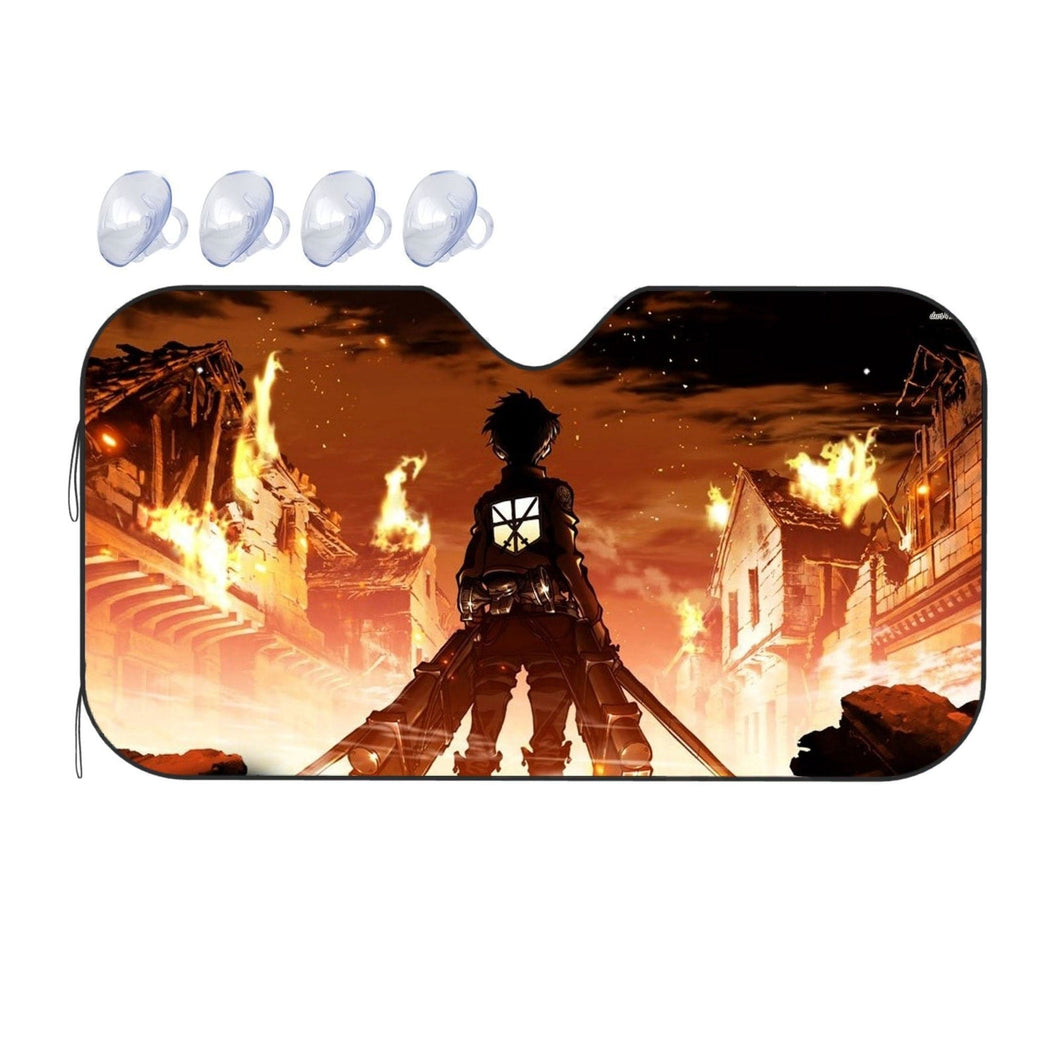 Anime Attack On Titan  Car Sunshade