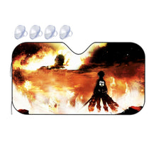 Load image into Gallery viewer, Anime Attack On Titan  Car Sunshade
