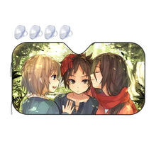Load image into Gallery viewer, Anime Attack On Titan Car Sunshade
