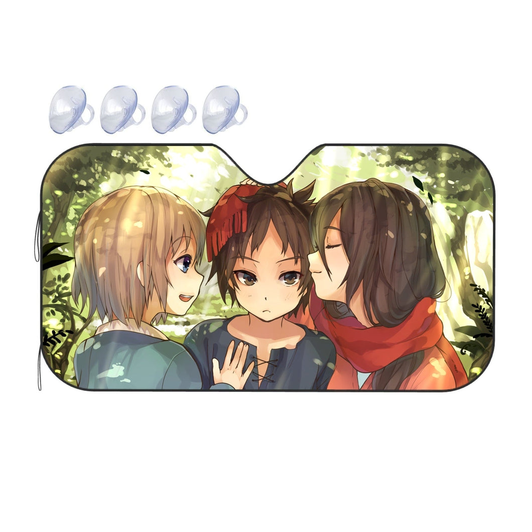 Anime Attack On Titan Car Sunshade