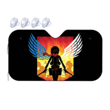 Load image into Gallery viewer, Anime Attack On Titan Car Sunshade
