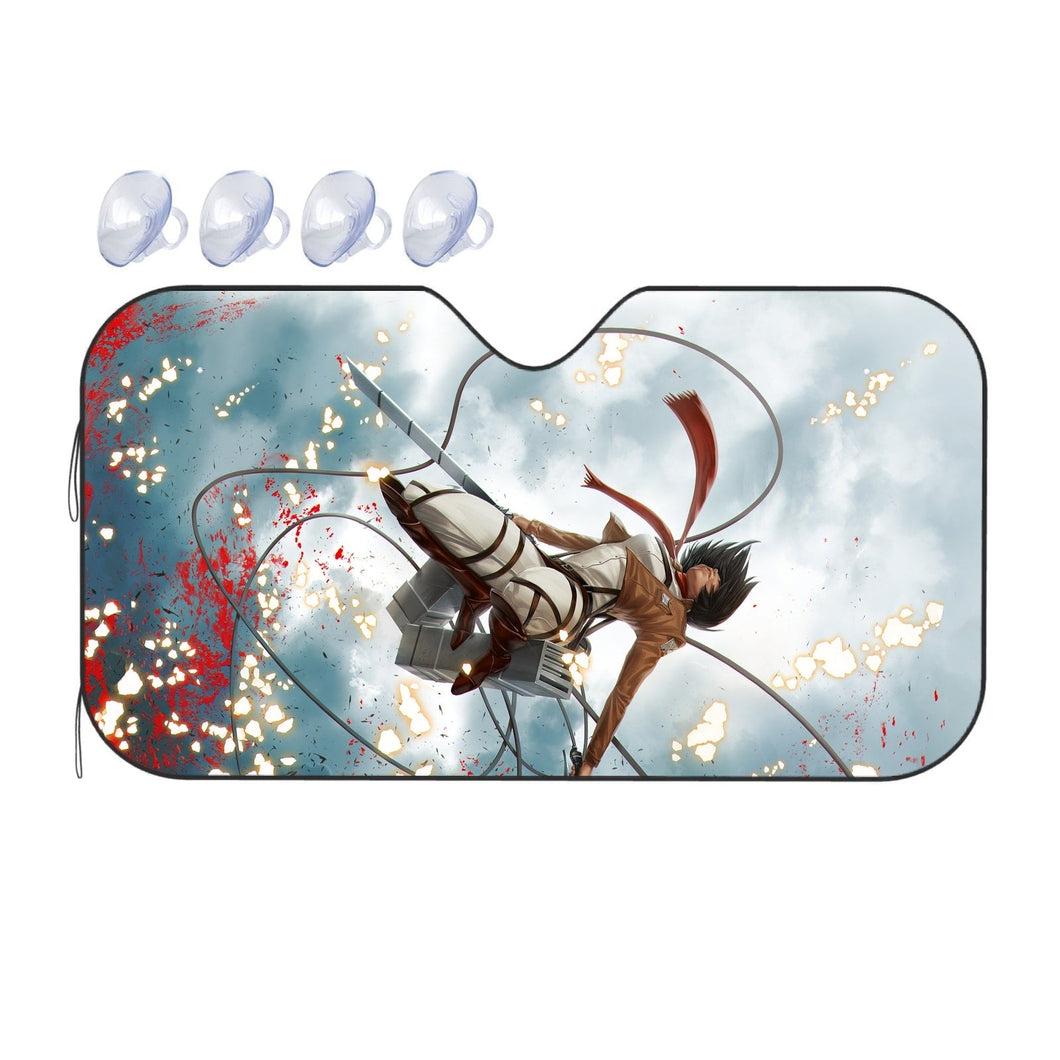 Anime Attack On Titan Car Sunshade