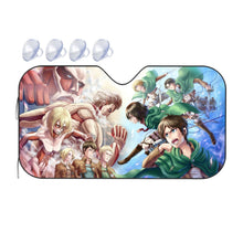 Load image into Gallery viewer, Anime Attack On Titan  Car Sunshade
