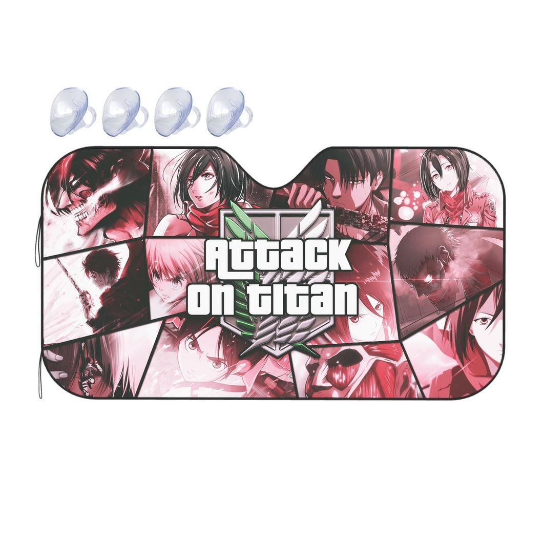 Anime Attack On Titan  Car Sunshade