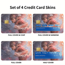 Load image into Gallery viewer, Anime Attack On Titan Credit Card Skins (4-in-1 Pack)
