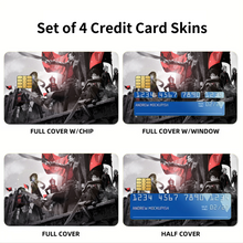 Load image into Gallery viewer, Anime Attack On Titan  Credit Card Skins (4-in-1 Pack)
