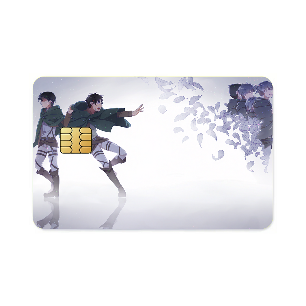 Anime Attack On Titan  Credit Card Skins (4-in-1 Pack)