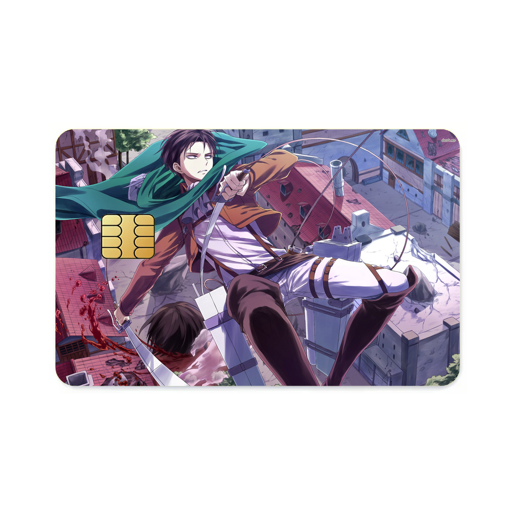 Anime Attack On Titan Credit Card Skins (4-in-1 Pack)