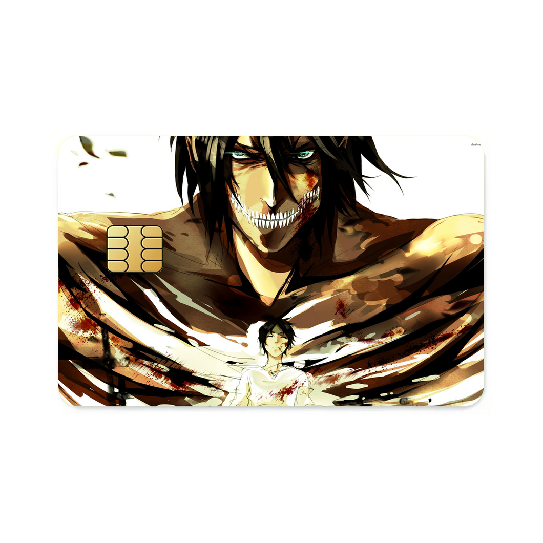 Anime Attack On Titan Credit Card Skins (4-in-1 Pack)