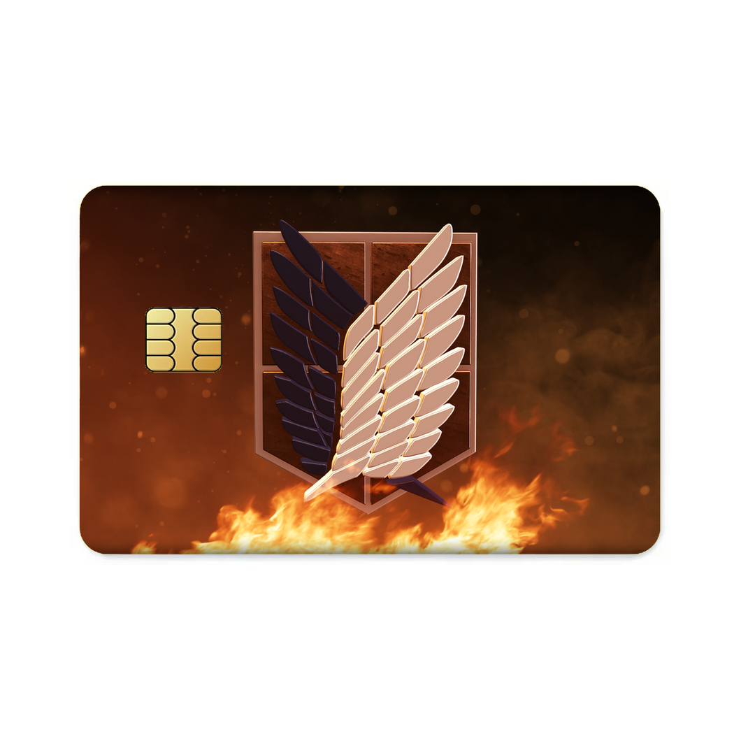 Anime Attack On Titan Credit Card Skins (4-in-1 Pack)