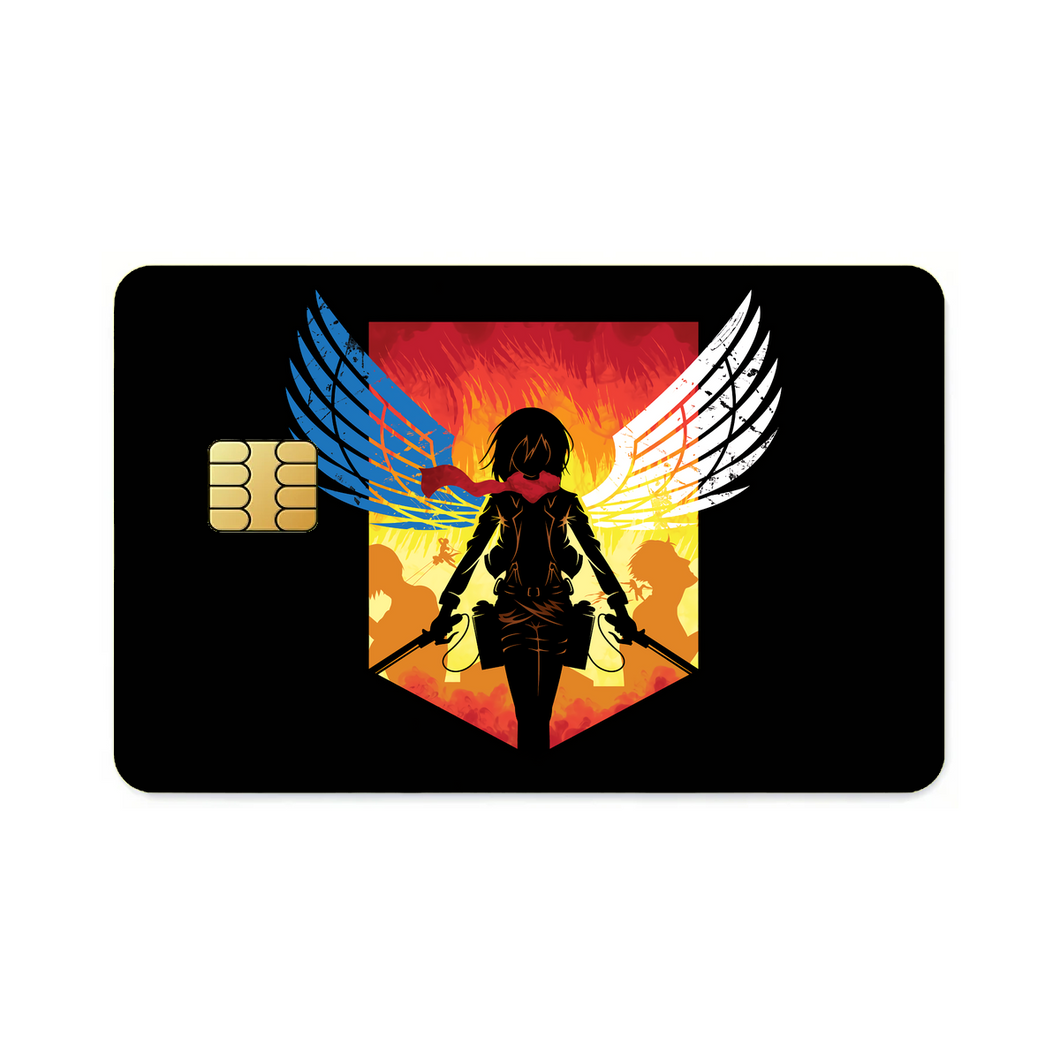 Anime Attack On Titan Credit Card Skins (4-in-1 Pack)