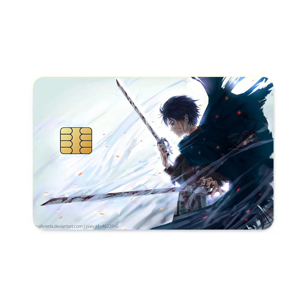 Anime Attack On Titan  Credit Card Skins (4-in-1 Pack)