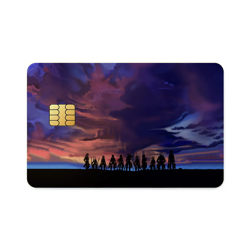 Anime Attack On Titan Credit Card Skins (4-in-1 Pack)