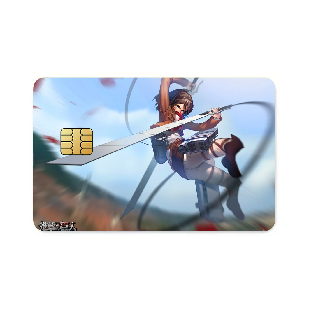 Anime Attack On Titan Credit Card Skins (4-in-1 Pack)