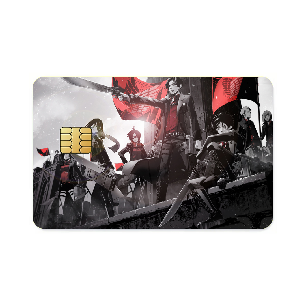 Anime Attack On Titan  Credit Card Skins (4-in-1 Pack)
