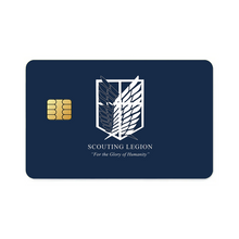 Load image into Gallery viewer, Anime Attack On Titan  Credit Card Skins (4-in-1 Pack)
