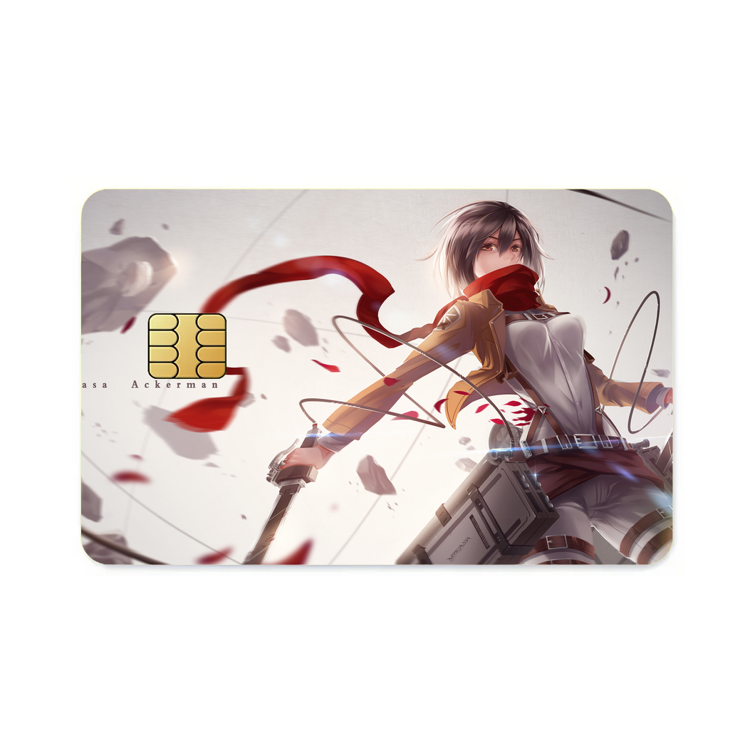 Anime Attack On Titan  Credit Card Skins (4-in-1 Pack)