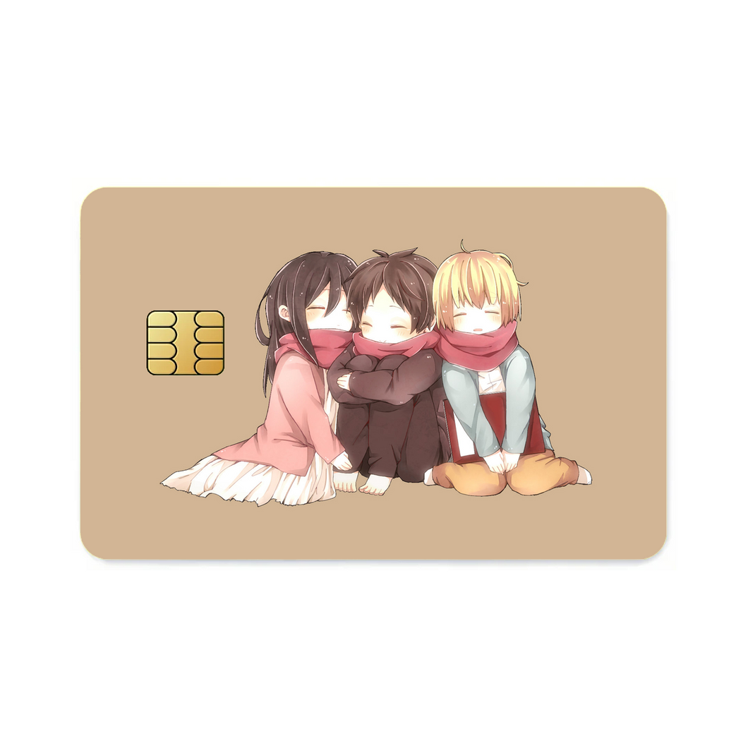 Anime Attack On Titan  Credit Card Skins (4-in-1 Pack)