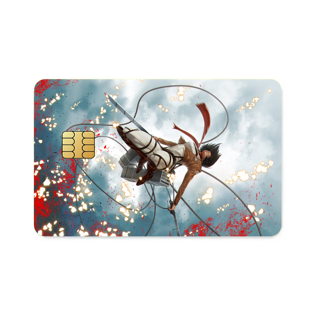 Anime Attack On Titan Credit Card Skins (4-in-1 Pack)